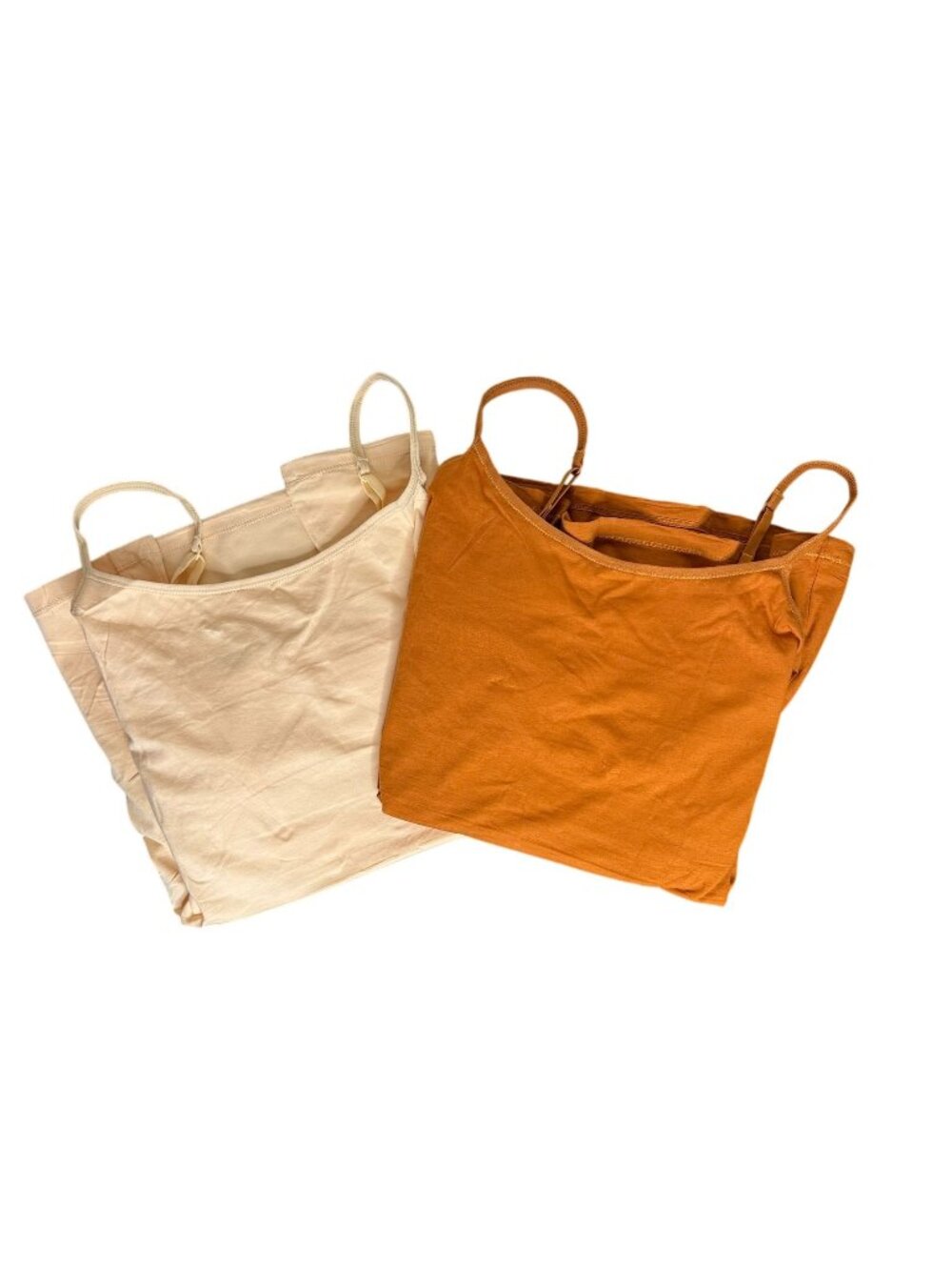 NWT V for City Set of 2 Camisoles w/ Shelf Bra, Nude & Terracotta , Size 2XL